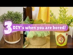 Unique Planter Ideas for your home 🏡 3 IDEAS