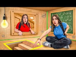 La Grande Évasion D'Une École En Carton ! Prison scolaire #3