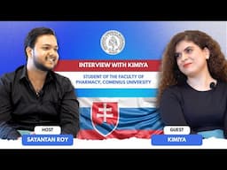 From Czech Republic to Slovakia 🇨🇿➡️🇸🇰 | Kimya’s Journey: Studying Pharmacy at Comenius University