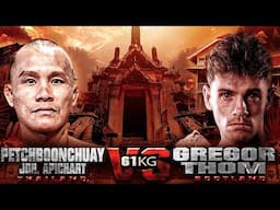 เพชรบุญช่วย จ.อภิชาติมวยไทยยิม VS เกรกอร์ ธอม | THAI FIGHT คาดเชือก เพชรบุรี
