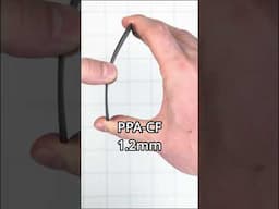 Carbon Fiber Nylon at Different Thicknesses