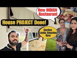 Finally The Home Interiors Are DONE | Exploring New Indian Restaurant In UK | Indian Youtuber