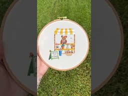 The perfect summer embroidery to make! Available on Etsy #threadpainting #embroidery #cottagecore