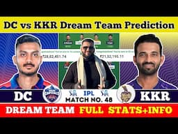 DC vs KKR Dream Team Prediction|DC vs KKR Fantasy11 Prediction|DC vs KKR Dream Team|