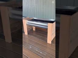 Corrugated Metal and Wood Raised Planter - Beginner Friendly Plan