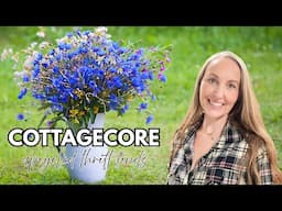 TRASH TO TREASURE COTTAGECORE UPCYCLES - DIY THRIFTED UPCYCLES