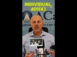 The advantages of  the Solo 401(k). #401k #retirement #shorts