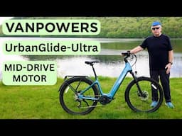 VANPOWERS UrbanGlide-Ultra MID-DRIVE MOTOR E-BIKE - AWESOME PEAK POWER - 800 WATTS AND 140 Nm TORQUE
