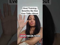 Heat Training Benefits No One Ever  Talks About. #silkpress #straightnaturals #heattrainedhair