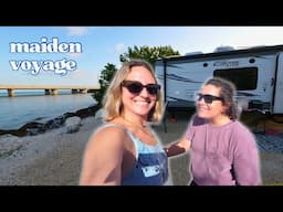Starting a NEW LIFE living in a TRAVEL TRAILER Full-Time | Bahia Honda State Park