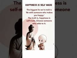 Happiness is self made #happy #happiness #motivation
