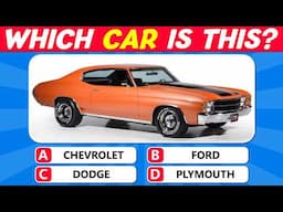 Can You Name These Classic Cars? Most People Can’t!
