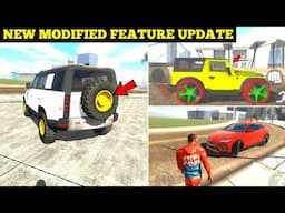 Indian Bike Driving 3D New Car Modification Cheat Code 🤯🔥| New Update Feature | Harsh in Game