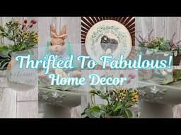 Thrifting For Home Decor - DIY Upcycling Ideas
