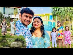 Pehli Vacation Tour🚗💨Kinjal aur Betiyon ka Swimming 🏊‍♀️ Masti🥳#maabetihairoil
