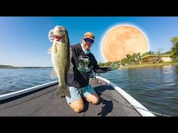 SPRING Bass Fishing the FULL MOON - My BEST Tips for Sneaky Fish
