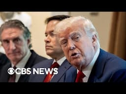 Latest news from the White House as Trump blames Biden for economic slowdown