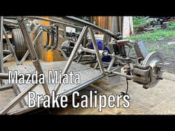 Installing Pedals and Brake Calipers - Ninja H2 Street Legal Crosskart Build - Part 9
