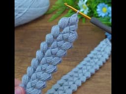 Amazing ~♡~ Create Magic with a Hook! Puff Stitch Headband Tutorial #crochet #knitting