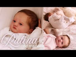 RUTINA DE MAÑANA CON BEBÉ REBORN MILA | Ada Sweet