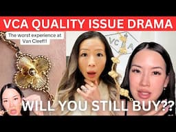VCA QUALITY ISSUE DRAMA | Worst Van Cleef and Arpels shopping experience | VCA guilloche tarnishing