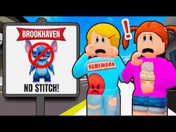 Stitch Is Banned In Brookhaven! | Roblox