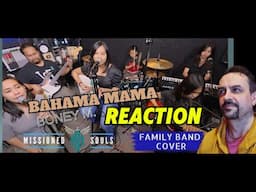 Bahama Mama by Boney M.  Missioned Souls  family band studio cover REACTION