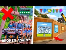 HUGE Updates at Alton Towers!! - NEW Ride Construction & Rita Broken Again??