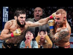 Korean Girls React To Brutal 'UFC' Moments! (Binge-Watching) | 𝙊𝙎𝙎𝘾