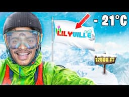 Trekking HIGHEST MOUNTAIN To Wave LILYVILLE Flag 😱 | 12500 Ft