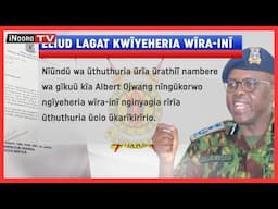 DIG Eliud Lagat kwĩyeheria wĩra-inĩ