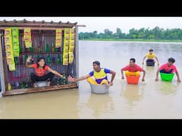 Must Watch New Water Game Comedy 2025, New Game Comedy, Funny Game By Fun tv 24