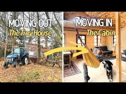 Finally Moving OUT of my Tiny House - And Into My New Cabin