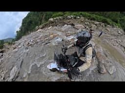 Dangerous RIVER CROSSING on KTM 390 ADVENTURE
