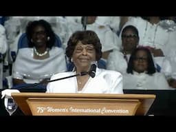 🔥🔥Mother Barbara McCoo Lewis 75th International Women's Convention..Powerful Word to COGIC