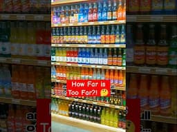 How Far is Too Far?! The USA's largest grocery store sells bubble tea supplies too! #boba #bobatea