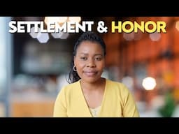 If you believe this word, settlement and honor is happening soon in your life