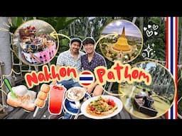 This Hidden Province Near Bangkok Surprised Us - Nakhon Pathom Day trip 🐶🇹🇭✨