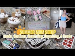 Summer Setup 2025 🌞 Mom Hacks, Routines, Bucket List, Beach Bag & 4 Easy Summer Desserts!