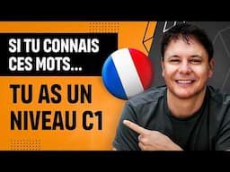 Si tu connais ces mots, tu as un niveau C1 en français !