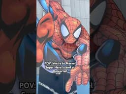 What’s your favorite part of Marvel Super Hero Island at Universal? #universal #marvel #spiderman