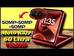 Flagship या सिर्फ Foldable Showpiece‼️Moto Razr 60 Ultra Review in Hindi🔥