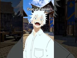 Gojo vs Frieren #blueshirtguy #trend #anime #gojosatoru #gojo #frieren #hatsunemiku #vrchat