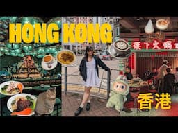 HONG KONG VLOG 🇭🇰  Bar & cafe hopping, local eats, (mostly) solo traveling!