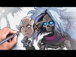 Old Bones Raziel  - Speed Paint Twilight Monk