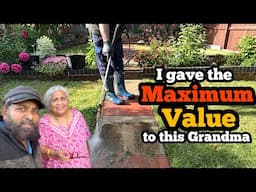 What Happens When You Give Maximum Value to a Grandma? Exterior patio & pvc roof pressure washing