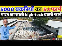 15 करोड़ का 5000 बकरियों का High tech फार्म // Biggest 5 Star Goat Farm Yuvaan Agro
