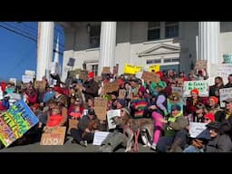 Farmers Rally Against USDA Cuts in Hadley, Massachusetts on March 23, 2025