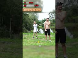 Which Length Hurts The Most Wooden Cane Edition!  #funny #challenge #stunt