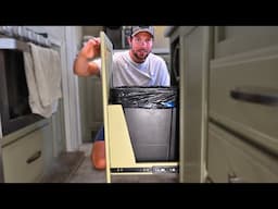 Make any Kitchen Cabinet into a Pull out Trash.